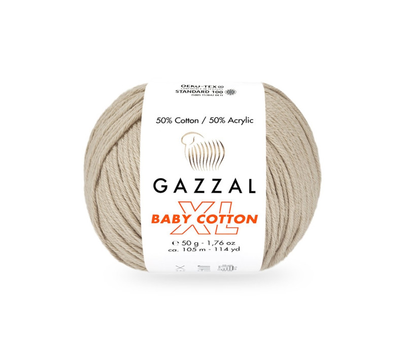 Пряжа Gazzal BabyCotton XL 3446 Пряжа Gazzal BabyCotton XL 3446