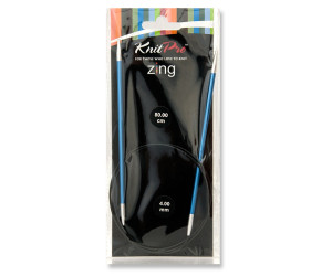 Спиці кругові 4мм 60см Zing KnitPro 47099