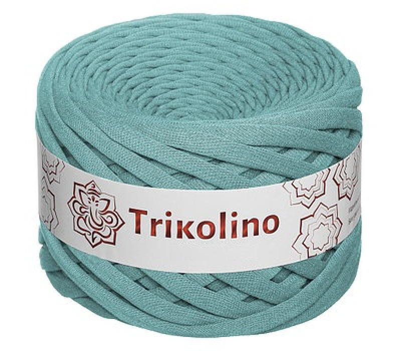 Пряжа трикотажная 7-9 мм "Trikolino" 100м. Полынь