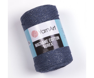 Пряжа YarnArt Macrame Cotton lurex 730