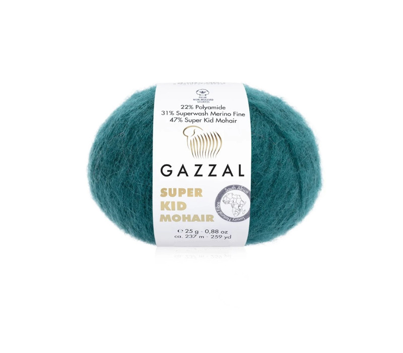 Пряжа Gazzal Super Kid Mohair 64425