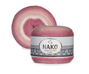 Пряжа Nako Angora Luks Color 82365