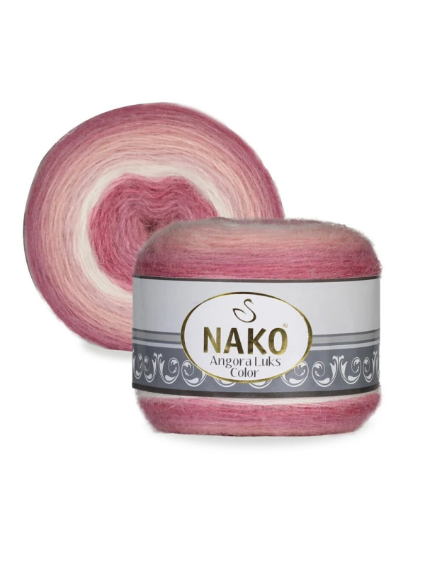 Пряжа Nako Angora Luks Color 82365