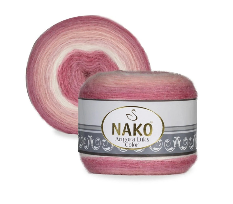 Пряжа Nako Angora Luks Color 82365