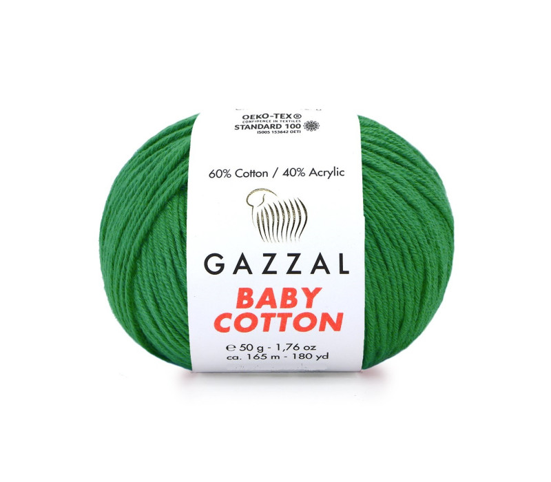 Пряжа Gazzal BabyCotton 3456