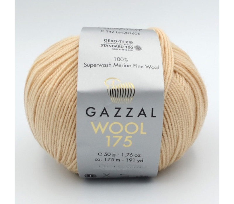 Пряжа Gazzal Wool 175 342