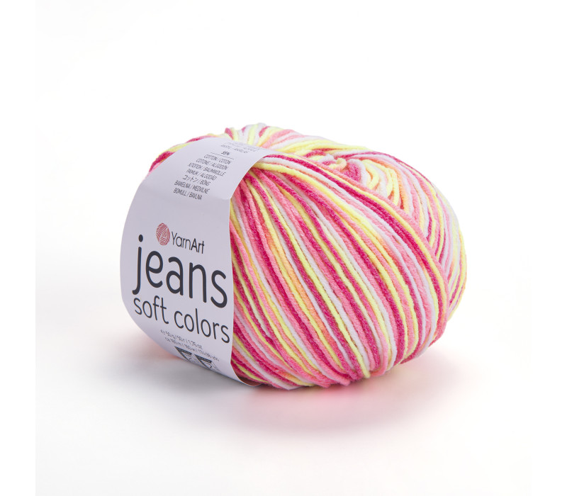 Пряжа YarnArt Jeans Soft Color 6214 Пряжа YarnArt Jeans Soft Color 6214