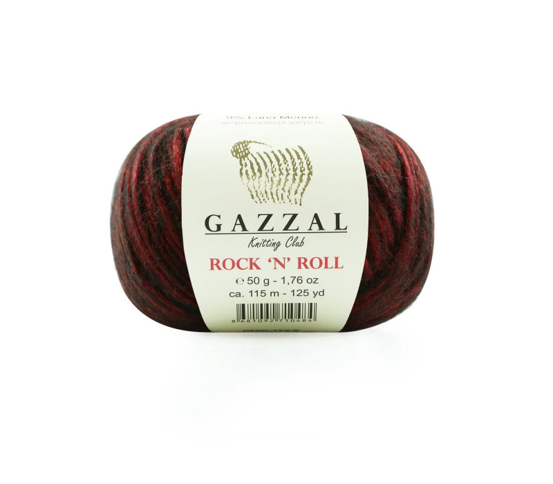 Пряжа Gazzal Rock'n'Roll 12833