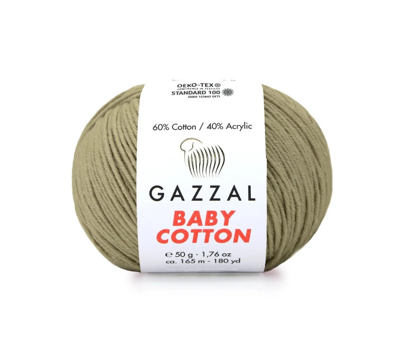 Пряжа Gazzal BabyCotton 3464 Пряжа Gazzal BabyCotton 3464