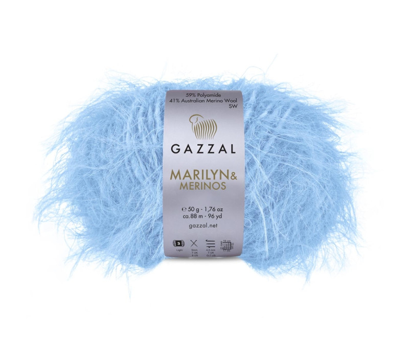 Пряжа Gazzal Marilyn&Merinos 8280 Пряжа Gazzal Marilyn&Merinos 8280