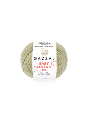 Пряжа Gazzal BabyCotton 25 цвет 3464