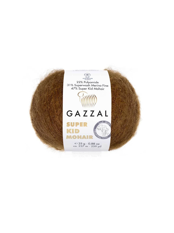 Пряжа Gazzal Super Kid Mohair 64401