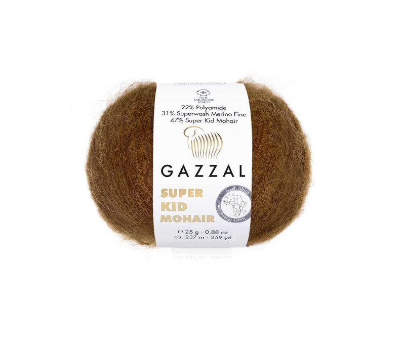 Пряжа Gazzal Super Kid Mohair 64401