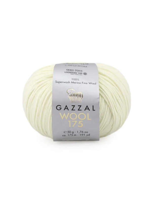 Пряжа Gazzal Wool 175 300