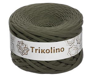 Пряжа трикотажная 7-9 мм "Trikolino" 100м. Dark Хаки