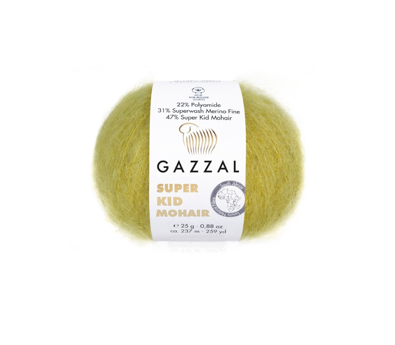 Пряжа Gazzal Super Kid Mohair 64405