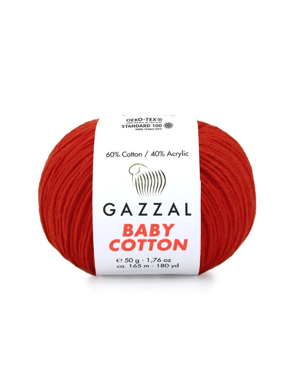 Пряжа Gazzal BabyCotton 3443