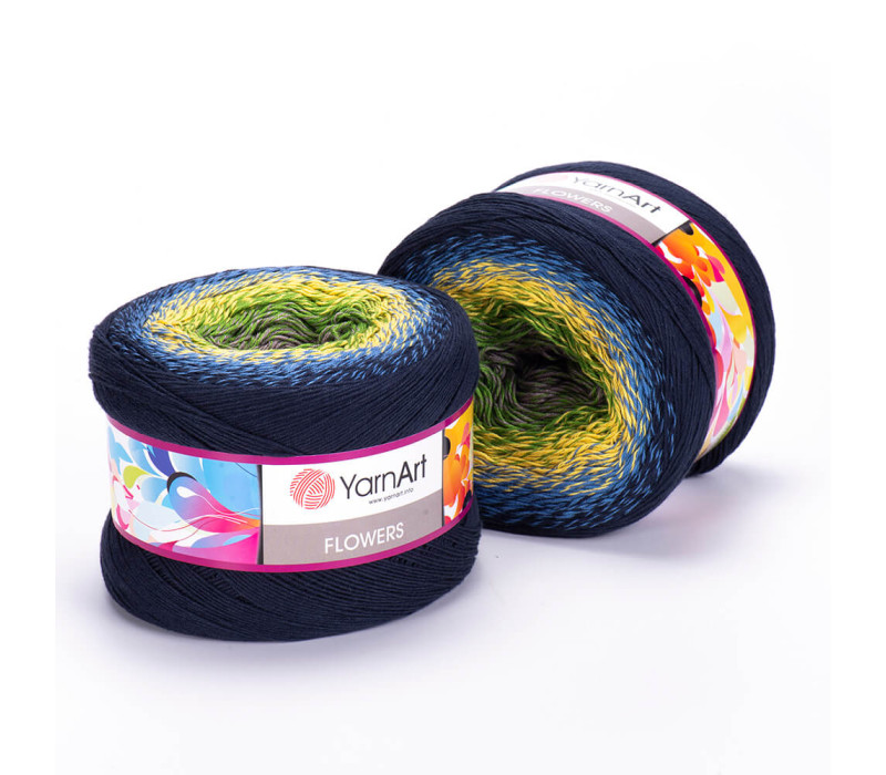 Пряжа YarnArt Flowers 250