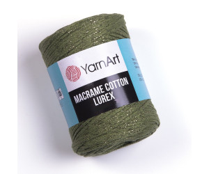 Пряжа YarnArt Macrame Cotton lurex 741