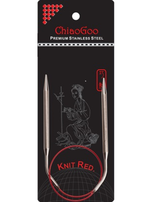 Спиці кругові ChiaoGoo SS RED Lace 2,25мм (40 см) 7016-1