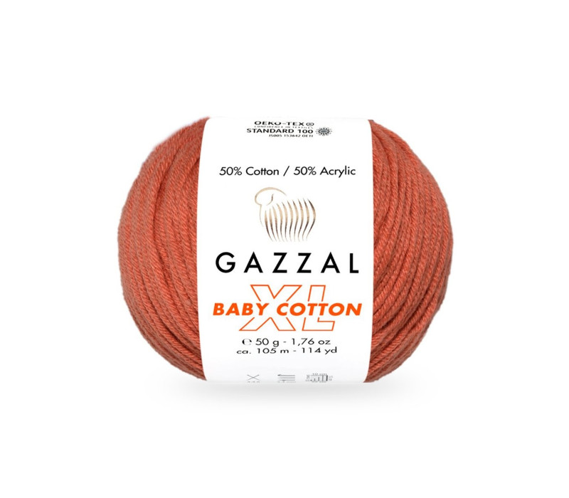 Пряжа Gazzal BabyCotton XL 3454 Пряжа Gazzal BabyCotton XL 3454