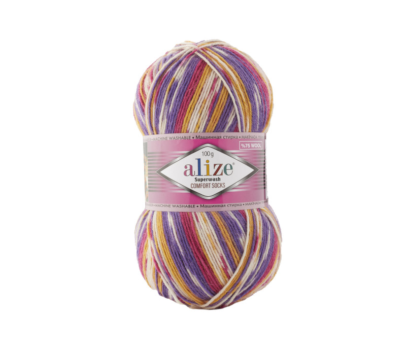 Пряжа Alize Superwash 100 7655