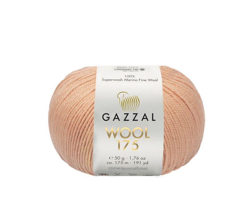 Пряжа Gazzal Wool 175 345