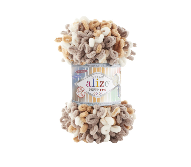 Пряжа Alize Puffy Fine Color 6403 Пряжа Alize Puffy Fine Color 6403