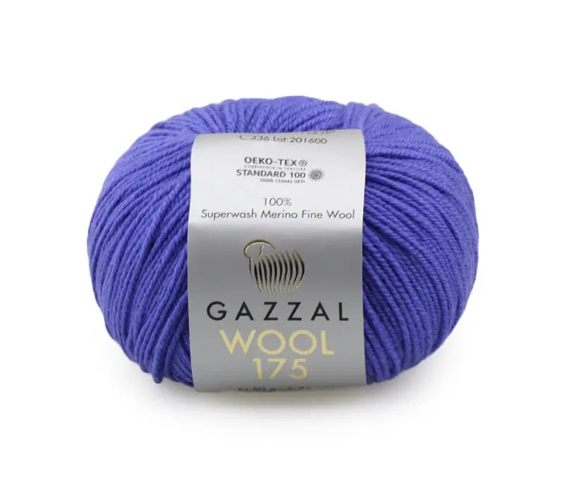 Пряжа Gazzal Wool 175 336 Пряжа Gazzal Wool 175 336