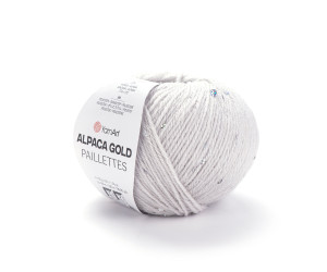 Пряжа Yarnart Alpaca Gold Paillettes 9303