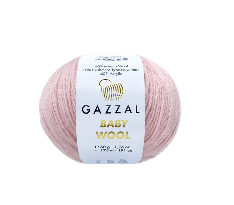 Пряжа Gazzal Baby Wool 836 Пряжа Gazzal Baby Wool 836