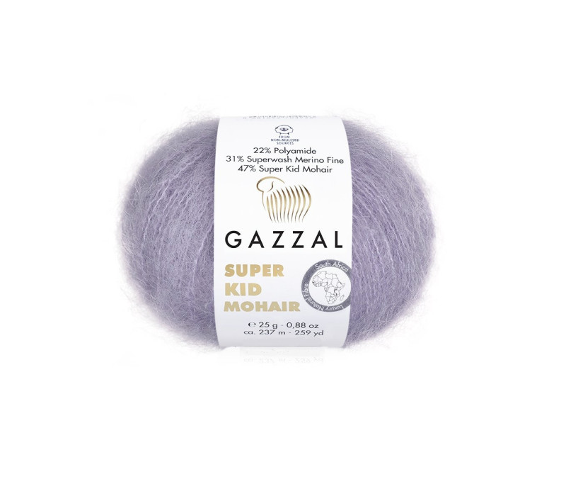 Пряжа Gazzal Super Kid Mohair 64413 Пряжа Gazzal Super Kid Mohair 64413