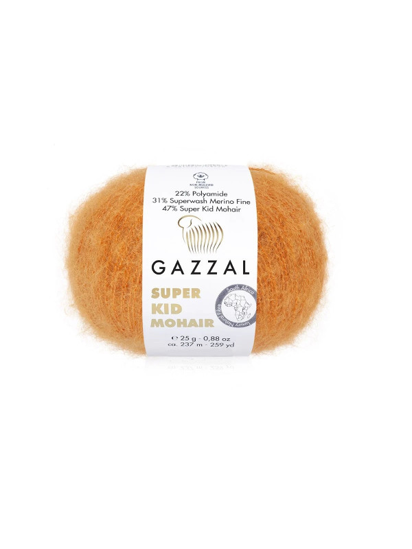 Пряжа Gazzal Super Kid Mohair 64419