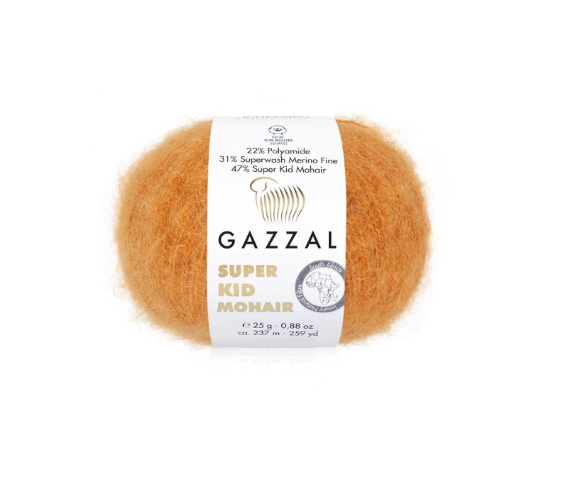 Пряжа Gazzal Super Kid Mohair 64419 Пряжа Gazzal Super Kid Mohair 64419
