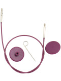 Кабель для круговых спиц фиолетовый 40см KnitPro 10500