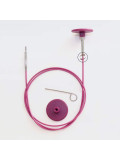 Кабель для круговых спиц фиолетовый 40см KnitPro 10500