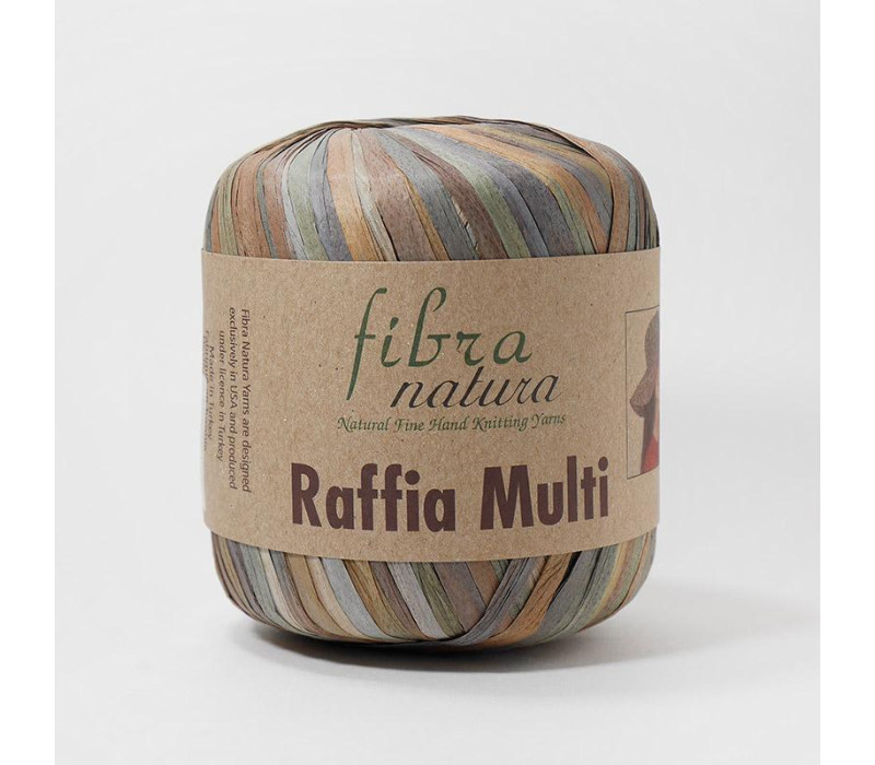Пряжа FibraNatura Raffia Multi 117-03 Пряжа FibraNatura Raffia Multi 117-03