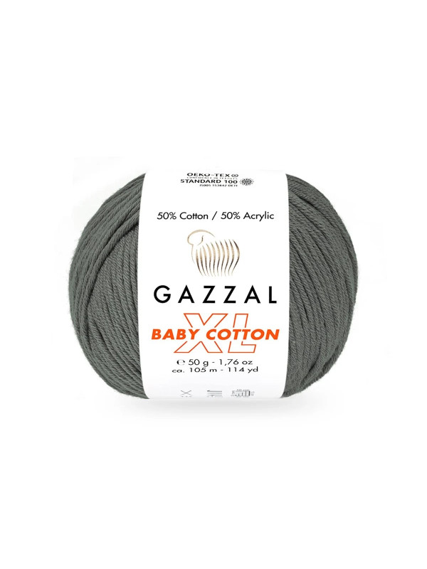 Пряжа Gazzal BabyCotton XL 3450