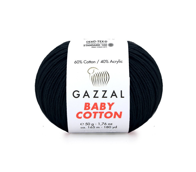 Пряжа Gazzal BabyCotton 3433 Пряжа Gazzal BabyCotton 3433