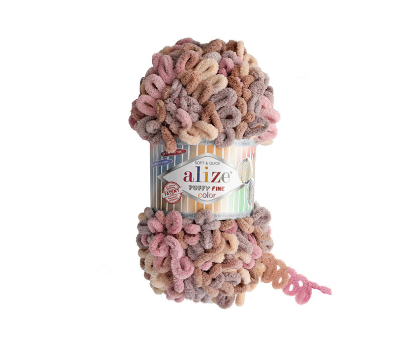 Пряжа Alize Puffy Fine Color 6033 Пряжа Alize Puffy Fine Color 6033