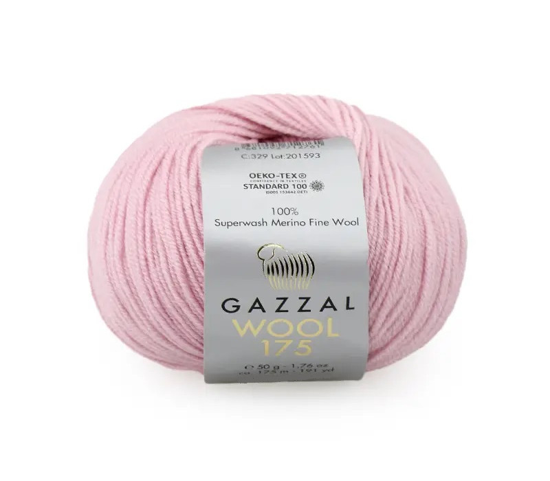 Пряжа Gazzal Wool 175 329