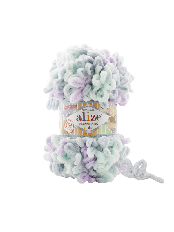 Пряжа Alize Puffy Fine Color 6466