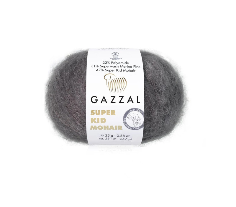 Пряжа Gazzal Super Kid Mohair 64432 Пряжа Gazzal Super Kid Mohair 64432