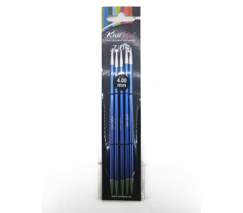 Спицы носочные 4мм 15см Zing KnitPro 47009 Спицы носочные 4мм 15см Zing KnitPro 47009