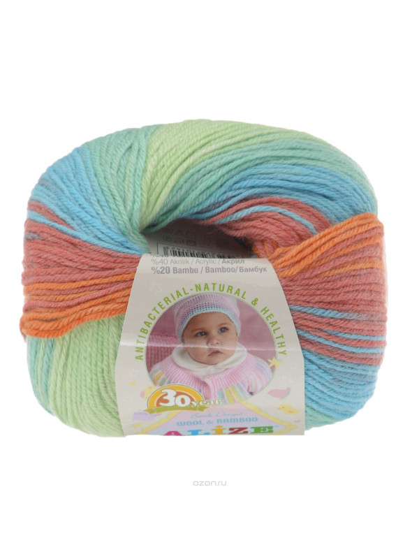 Пряжа Alize Baby Wool Batik 3611