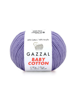 Пряжа Gazzal BabyCotton 25 цвет 3420