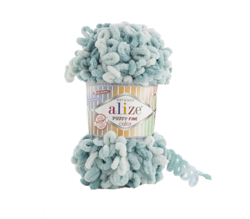Пряжа Alize Puffy Fine Color 6064 Пряжа Alize Puffy Fine Color 6064