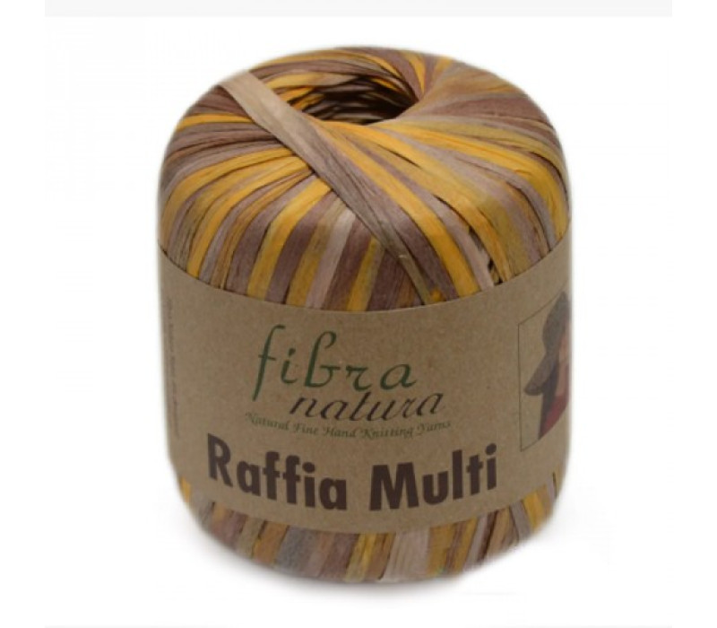 Пряжа FibraNatura Raffia Multi 117-04 Пряжа FibraNatura Raffia Multi 117-04