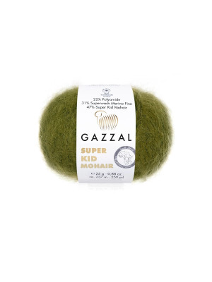 Пряжа Gazzal Super Kid Mohair 64402