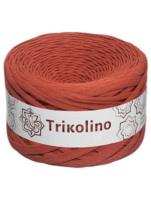 Пряжа трикотажная 7-9 мм "Trikolino" 100м. Темный Терракот